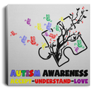 Autism Awareness Canvas - Accept Understand Love Canvas Wall Art Decor