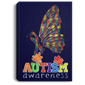Autism Awareness Canvas - Autism Awareness Butterfly Canvas Wall Art Decor