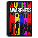 Autism Awareness Canvas - Autism Awareness Month Canvas Wall Art Decor