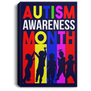 Autism Awareness Canvas - Autism Awareness Month Canvas Wall Art Decor