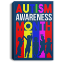 Autism Awareness Canvas - Autism Awareness Month Canvas Wall Art Decor