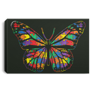 Autism Awareness Canvas - Butterfly Puzzle Piece Autism Awareness Canvas Wall Art Decor