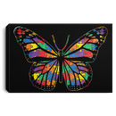 Autism Awareness Canvas - Butterfly Puzzle Piece Autism Awareness Canvas Wall Art Decor
