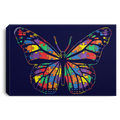 Autism Awareness Canvas - Butterfly Puzzle Piece Autism Awareness Canvas Wall Art Decor