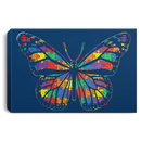 Autism Awareness Canvas - Butterfly Puzzle Piece Autism Awareness Canvas Wall Art Decor