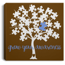 Autism Awareness Canvas - Grow Your Awareness Canvas Wall Art Decor