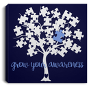 Autism Awareness Canvas - Grow Your Awareness Canvas Wall Art Decor