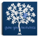 Autism Awareness Canvas - Grow Your Awareness Canvas Wall Art Decor
