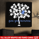Autism Awareness Canvas - Grow Your Awareness Canvas Wall Art Decor