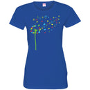 Autism Awareness Puzzle Piece Flower T Shirt CustomCat