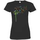 Autism Awareness Puzzle Piece Flower T Shirt CustomCat