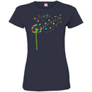 Autism Awareness Puzzle Piece Flower T Shirt CustomCat
