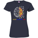 Autism T-Shirt Accept Understand Love Brain Puzzle Piece Awareness Day Gift Tee Shirts CustomCat