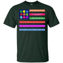 Autism T Shirt American Flag With Puzzle Shirts CustomCat
