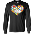 Autism T-Shirt Autism Awareness Choose Kind Heart Puzzle Piece Shirts CustomCat