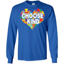 Autism T-Shirt Autism Awareness Choose Kind Heart Puzzle Piece Shirts CustomCat