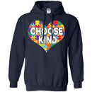 Autism T-Shirt Autism Awareness Choose Kind Heart Puzzle Piece Shirts CustomCat