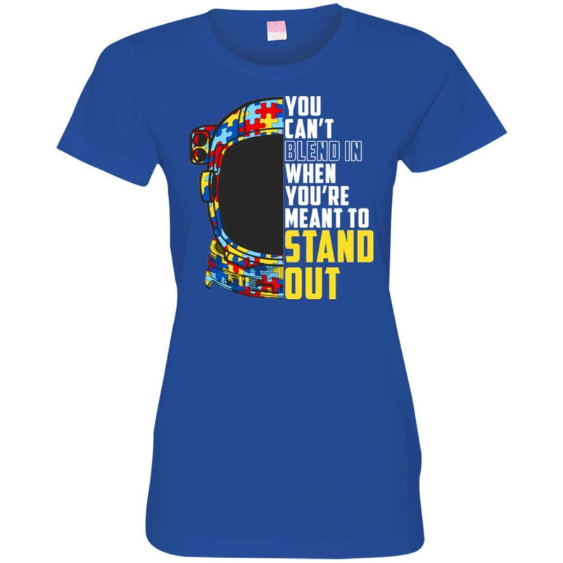 Autism T-Shirt Autism Awareness Choose Kind You Can't Blend In When You're Meant To Stand Out Shirts CustomCat