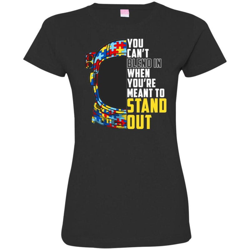 Autism T-Shirt Autism Awareness Choose Kind You Can't Blend In When You're Meant To Stand Out Shirts CustomCat