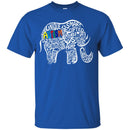 Autism T-Shirt Autism Awareness Elephant Shirts CustomCat