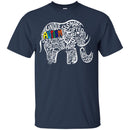 Autism T-Shirt Autism Awareness Elephant Shirts CustomCat