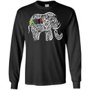 Autism T-Shirt Autism Awareness Elephant Shirts CustomCat