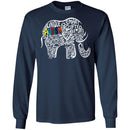 Autism T-Shirt Autism Awareness Elephant Shirts CustomCat