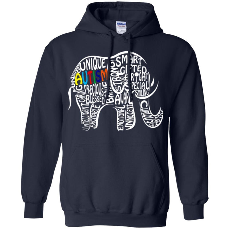 Autism T-Shirt Autism Awareness Elephant Shirts CustomCat