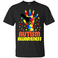 Autism T-Shirt Autism Awareness Hold Hand Children Women Cute Gift Tees Shirts CustomCat