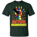 Autism T-Shirt Autism Awareness Hold Hand Children Women Cute Gift Tees Shirts CustomCat