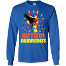 Autism T-Shirt Autism Awareness Hold Hand Children Women Cute Gift Tees Shirts CustomCat