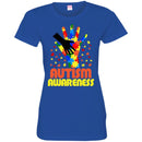Autism T-Shirt Autism Awareness Hold Hand Children Women Cute Gift Tees Shirts CustomCat
