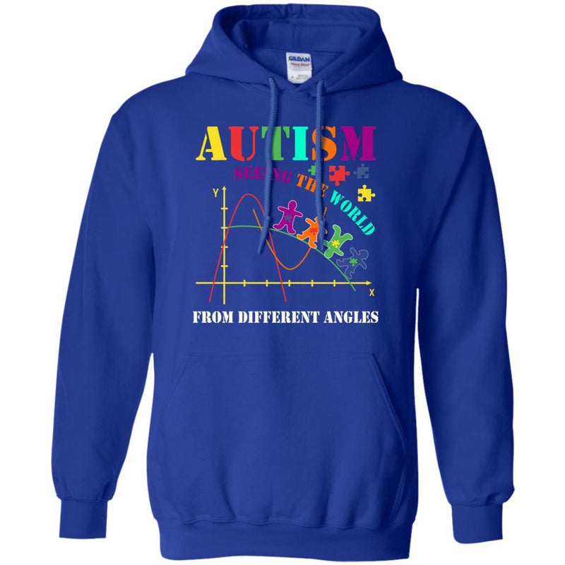 Autism T-Shirt Autism Awareness Seeing The World From Different Angles Cute Tees Gift Shirts CustomCat