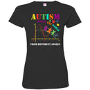 Autism T-Shirt Autism Awareness Seeing The World From Different Angles Cute Tees Gift Shirts CustomCat