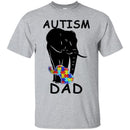 Autism T-Shirt Autism Elephant Tee shirt-Autism Dad Shirts CustomCat