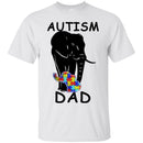 Autism T-Shirt Autism Elephant Tee shirt-Autism Dad Shirts CustomCat