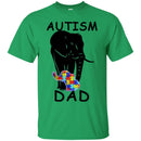 Autism T-Shirt Autism Elephant Tee shirt-Autism Dad Shirts CustomCat