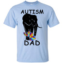 Autism T-Shirt Autism Elephant Tee shirt-Autism Dad Shirts CustomCat