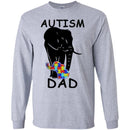 Autism T-Shirt Autism Elephant Tee shirt-Autism Dad Shirts CustomCat