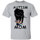 Autism T-Shirt Autism Elephant Tee Shirt Autism Mom Shirts CustomCat