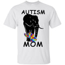 Autism T-Shirt Autism Elephant Tee Shirt Autism Mom Shirts CustomCat