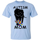 Autism T-Shirt Autism Elephant Tee Shirt Autism Mom Shirts CustomCat