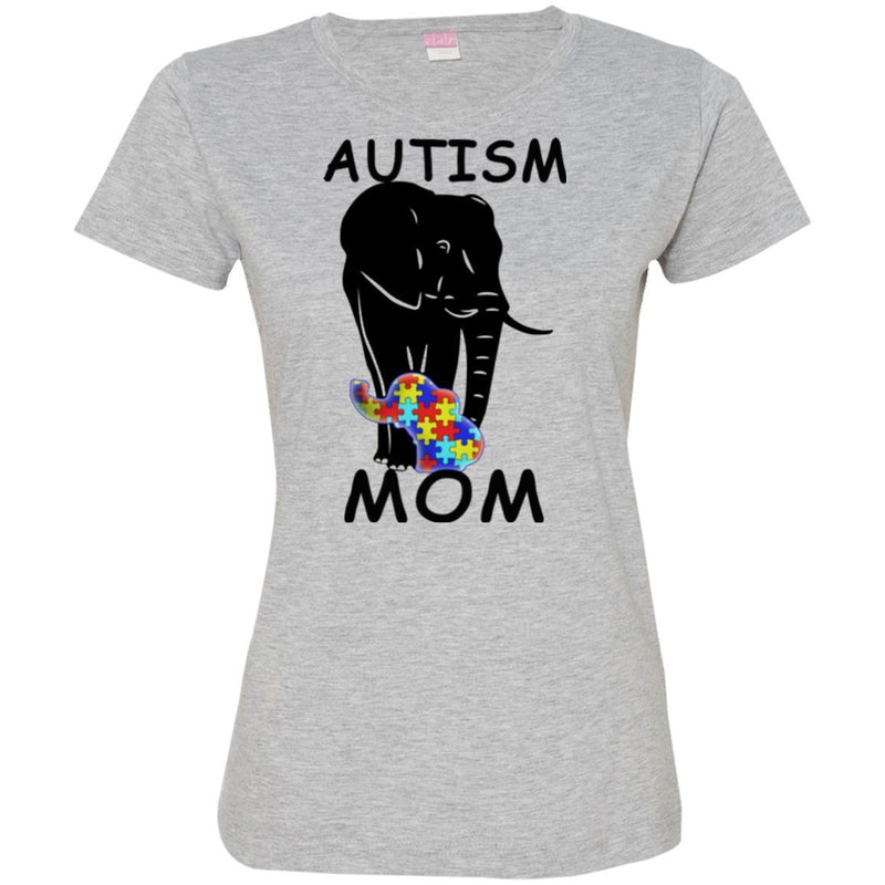 Autism T-Shirt Autism Elephant Tee Shirt Autism Mom Shirts CustomCat