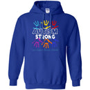 Autism T-Shirt Autism Strong Love Support Educate Advocate Shirts CustomCat