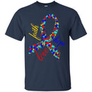 Autism T-Shirt Faith Hope Love Awareness Day Gift Tee Shirts CustomCat