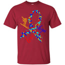 Autism T-Shirt Faith Hope Love Awareness Day Gift Tee Shirts CustomCat