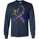Autism T-Shirt Faith Hope Love Awareness Day Gift Tee Shirts CustomCat