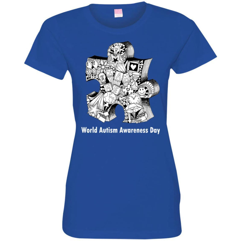 Autism T-Shirt I Am Me World Autism Funny Gift Awareness Day 2 April Puzzle Graphic Tee Shirt CustomCat