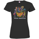 Autism T-Shirt It's Ok To Be Different Autism Awareness Paint People Puzzle Piece T Shirts CustomCat