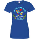 Autism T-Shirt Mom And Son Best Friends For Life Cute Mother Awareness Heart Tee Shirt CustomCat